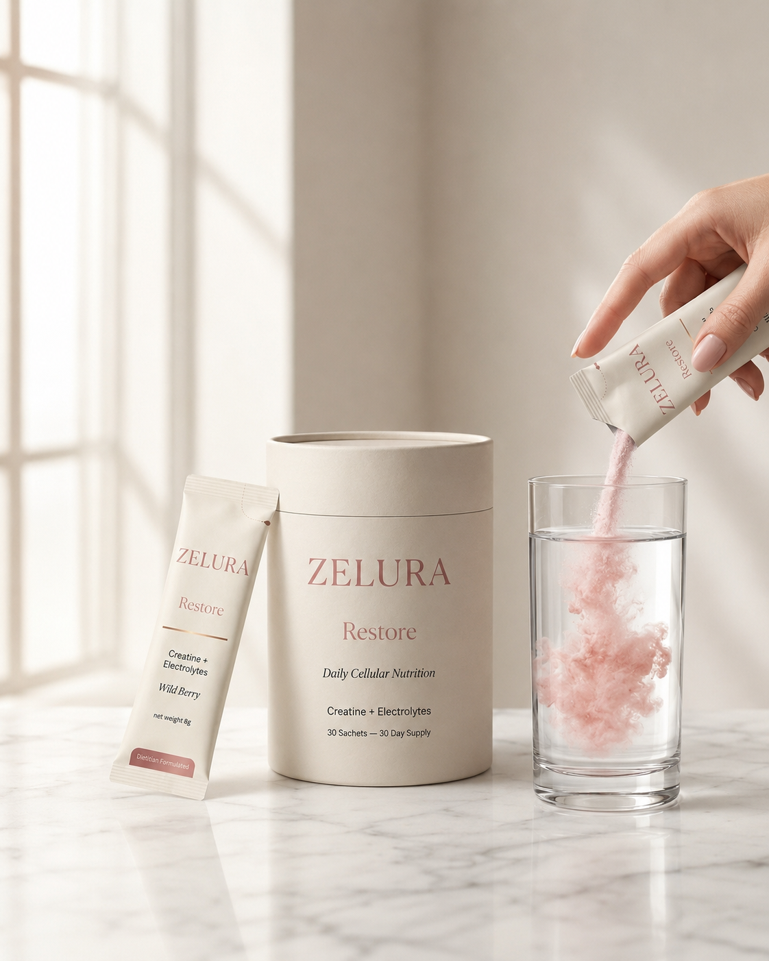 Zelura Restore — creatine and electrolytes for perimenopause